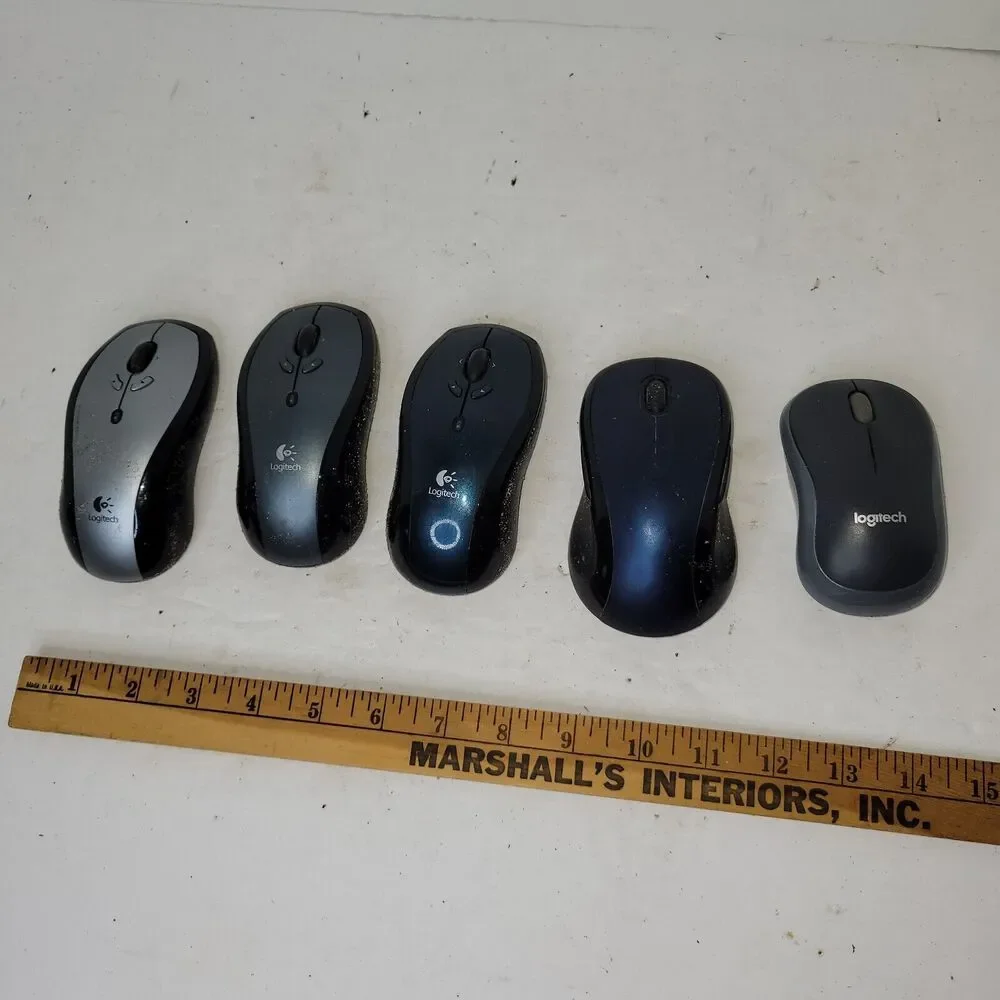 Logitech Wireless Mouse Lot Computer Laptop PC Computers Gaming Videos TV Film